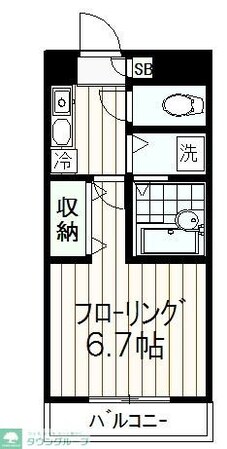 西河マンションの物件間取画像